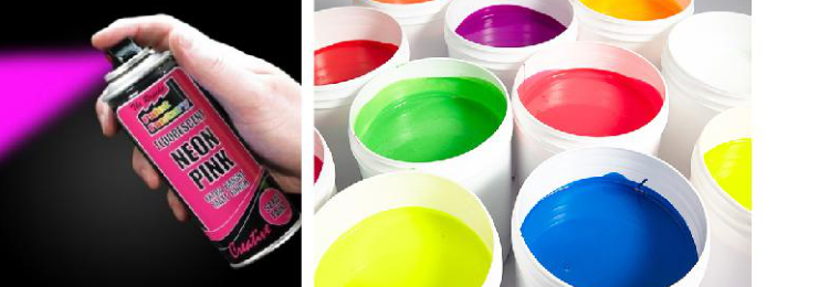 HP fluorescent color applications