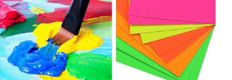 HT fluorescent color applications
