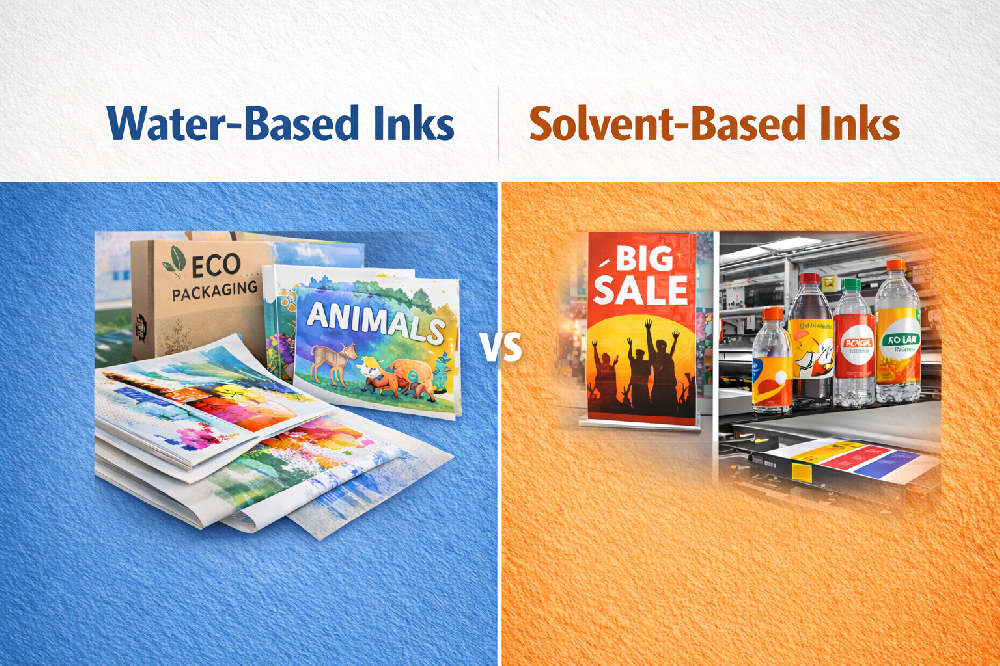 Water-Based Ink vs. Solvent-Based Ink: Applications and Key Differences